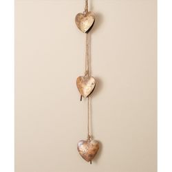Matr Boomie Brass/Metal Metal 26.5 in. Heart Trio Handmade Bell