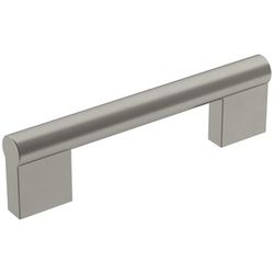 Amerock Contemporary Bar Cabinet Pull 3-3/4 in. Satin Nickel Silver 1 pk