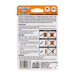 Gorilla 60 in. L X 1 in. W Double-Sided Mounting Tape