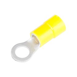 Gardner Bender 4 Ga. Insulated Wire Ring Terminal Yellow 4 pk