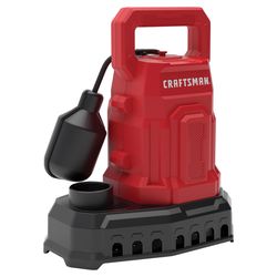 Craftsman 1/3 HP 3500 gph Thermoplastic Tethered Float Switch AC Submersible Sump Pump 3.5 M