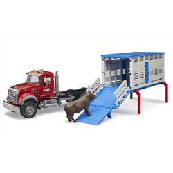 Bruder Mack Granite Cattle Transporter Multicolored