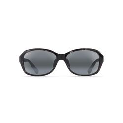 Maui Jim Koki Beach Sunglasses Women's Black and Gray Tortoise Frame Neutral Gray Lens Polarized