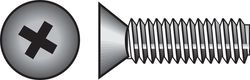 HILLMAN No. 1/4-20 Ga. X 2-1/2 in. L Phillips Flat Head Stainless Steel Machine Screws 50 pk