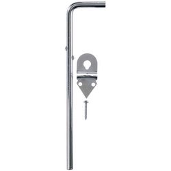 Ace 12 in. L Metallic Zinc Cane Bolt 1 pk