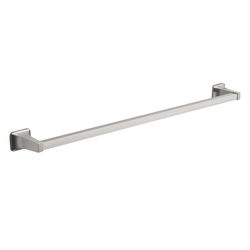 Oakbrook Collection Brushed Nickel Towel Bar 30 in. L Die Cast Zinc