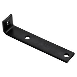 National Hardware 7.5 in. H X 1.5 in. W X 0.188 in. D Black Carbon Steel Inside Offset Leg Corner Br