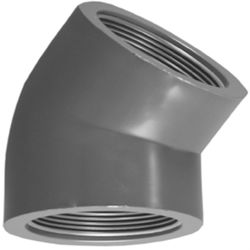 Charlotte Pipe Schedule 80 3/4 in. FPT X 3/4 in. D FPT PVC Elbow 1 pk