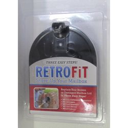 Bayshore Retrofit Aluminum Black 6-1/4 in. W X 2-1/4 in. L Replacement Mailbox Lid