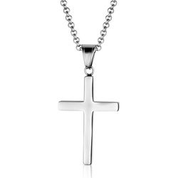 Montana Silversmiths Men's Stronghold Cross Necklace