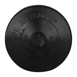 Charlotte Pipe 2 in. Hub X 2 in. D ABS Cap