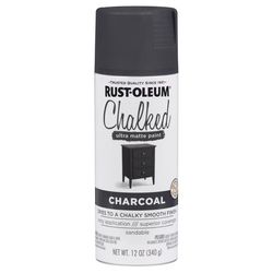 Rust-Oleum Chalked Matte Charcoal Chalky Finish Paint 12 oz