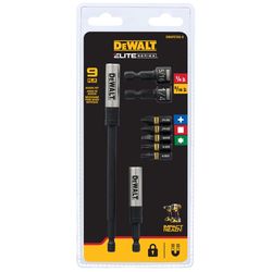 DeWalt ELITE SERIES Hex 1/4 in. Impact Driver Bit Set Steel 9 pc