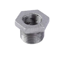 STZ Industries 2-1/2 in. MIP each X 2 in. D FIP each Black Malleable Iron Hex Bushing