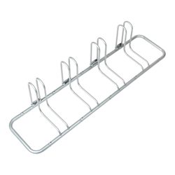 Retrospec Steel Bicycle Storage Rack 4 Bike Silver