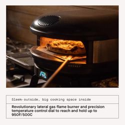 Gozney Arc Liquid Propane Outdoor Pizza Oven Off Black