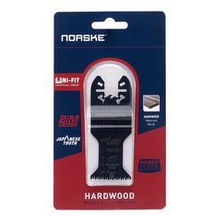 Norske Uni-Fit 1-1/4 in. Bi-Metal Curved Oscillating Blade Hardwood 1 each