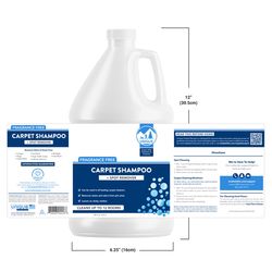 Unique Home Care No Scent Carpet Shampoo 128 oz Liquid Concentrated