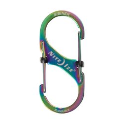 Nite Ize S-Biner SlideLock Stainless Steel Multicolored Locking S-Biner
