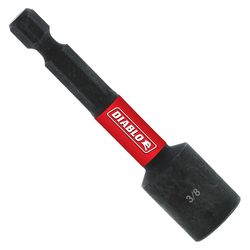 Diablo 3/8 in. X 2-9/16 in. L Steel Magnetic Nut Driver 1 pc