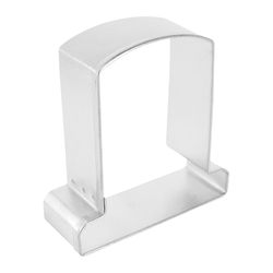 R&M International Corp 2 in. W X 3 in. L Tombstone Cookie Cutter Silver 1 pc
