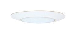 Halo Matte White 6 in. W Incandescent Shower Lens/Trim