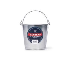 Behrens 2 qt Galvanized Pail Silver