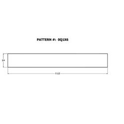 Alexandria Moulding 1 in. X 6 in. W X 4 ft. L Oak Board #2/BTR Premium Grade