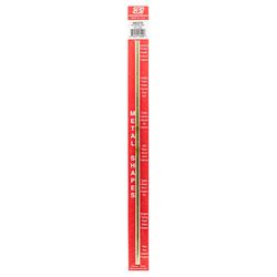 K&S 1/4 in. D X 12 in. L Round Brass Tube 1 pk