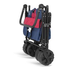 WonderFold Outdoor S-Series Polyester Fabric Folding Utility Wagon 160 lb. cap.