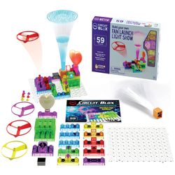 E-Blox Circuit Blox Fan Launch Light Show Toy Set Multicolored 25 pc