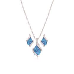 Montana Silversmiths Women's River Lights Twin Paths Silver Jewelry Sets Water Resistant