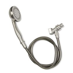 Keeney Stylewise Brushed Nickel Plastic 5 settings Handheld Showerhead 1.8 gpm