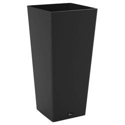 Algreen 27.7 in. H X 13 in. D Plastic Aventis Planter Black