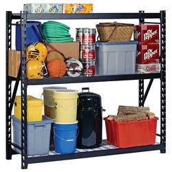 Edsal Muscle Rack 72 in. H X 77 in. W X 24 in. D Steel Shelving Unit
