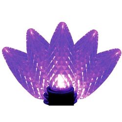 Holiday Bright Lights LED PS C9 Purple 25 ct Christmas Light Bulbs