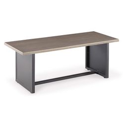 Signature Design by Ashley Contemporary 38 in. W X 16 in. L Rectangular End/Side Table
