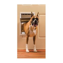 PetSafe 19.625 in. H X 12.75 in. W Large Aluminum Pet Door