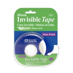 Bazic Products 3/4 in. W X 1296 in. L Invisible Tape