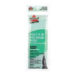 Bissell Post Motor Vacuum Filter For Upright Vacuum 2 pk Style 7, 9, 16