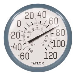 Taylor Dial Thermometer Plastic Teal 13.25 in.