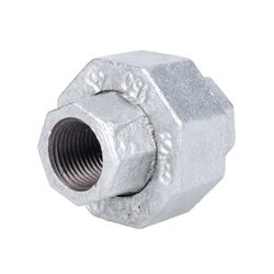 STZ Industries 3/8 in. FIP each X 3/8 in. D FIP Galvanized Malleable Iron Union