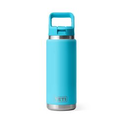 YETI Rambler 26 oz Reef Blue BPA Free Bottle with Straw Cap