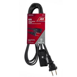 Ace 18/2 HPN 125 V 6 ft. L Appliance Cord