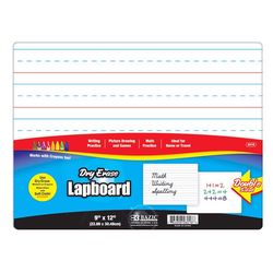Bazic Products 9 in. H X 12 in. W None Double Sided Dry Erase Learning Board