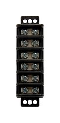 Gardner Bender 22-10 Ga. Insulated Wire Terminal Block Black 1 pk