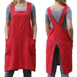 Mrs. Andersons Baking Red Cotton Apron