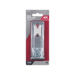 Ace Zinc 4-1/2 in. L Fixed Staple Safety Hasp 1 pk