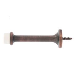 Ace Metal Oil Rubbed Bronze Rigid Door Stop Mounts to door and wall 1/8 in.