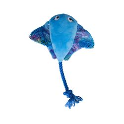 Pet Shop by Fringe Studio For Dog Blue Fish Dog Toy 1 pk